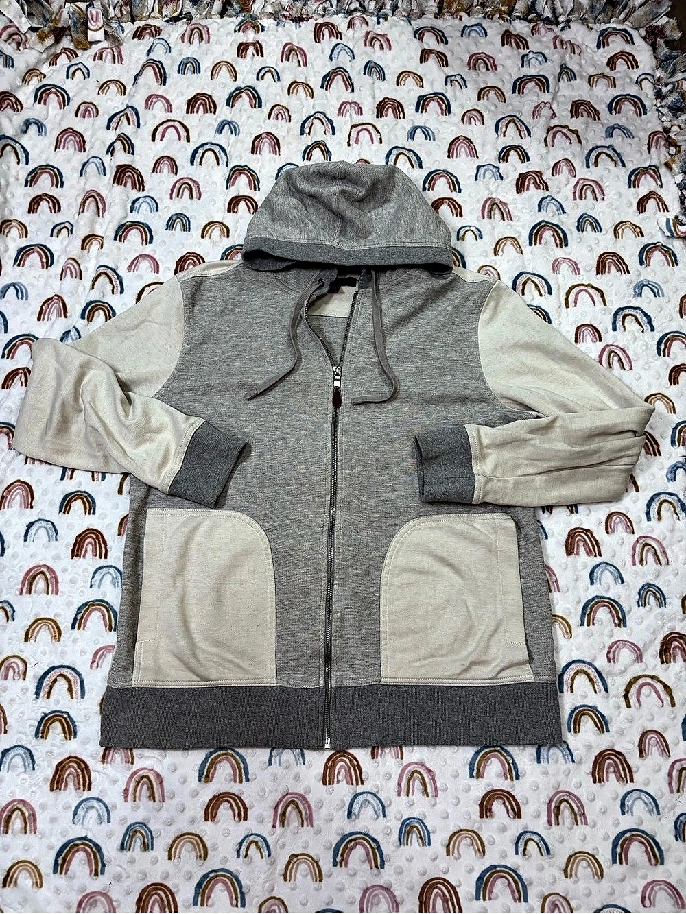 Banana Republic Color Block Hoodie Jacket XL Like New